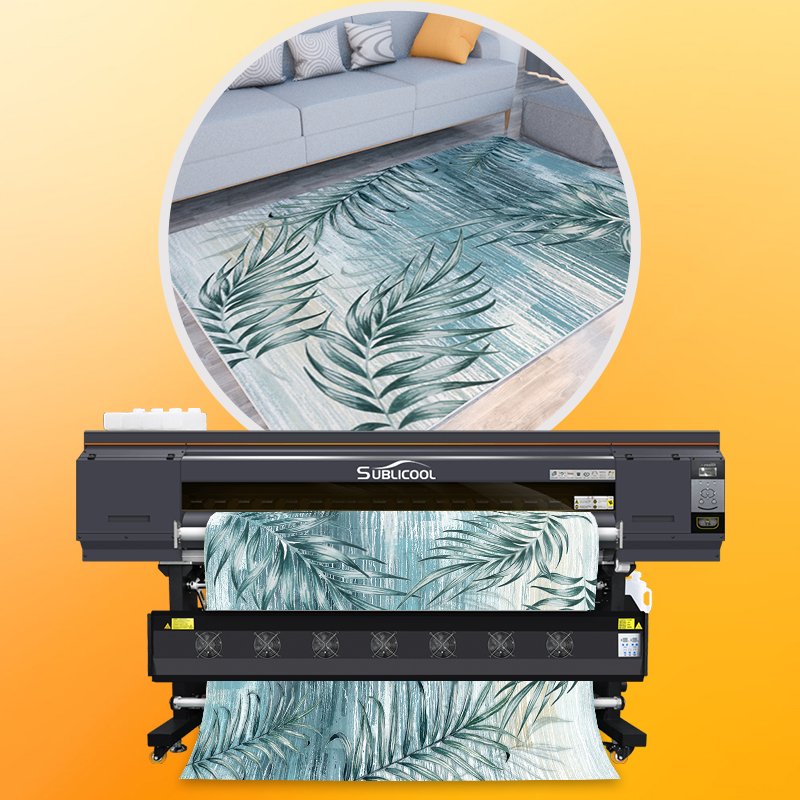 SUBLICOOL 1.9m digital inkjet printers sublimation paper prints printer industrial sublimation machine