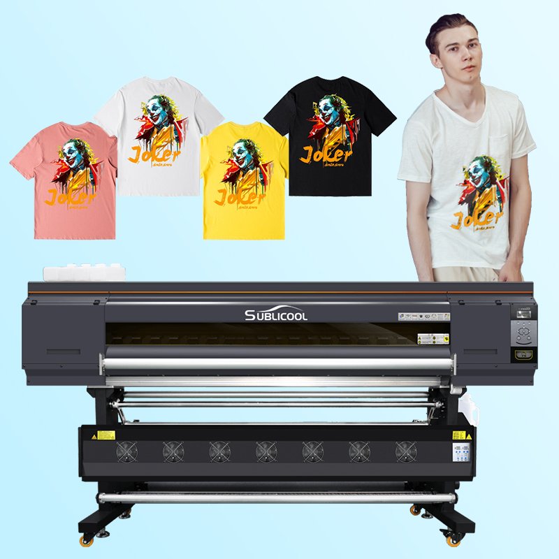 SUBLICOOL 1.9m digital inkjet printers sublimation paper prints printer industrial sublimation machine