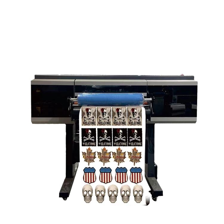 A1 UV DTF printer with 3 printheads Roll-to-Roll UV DTF printer to print any stickers