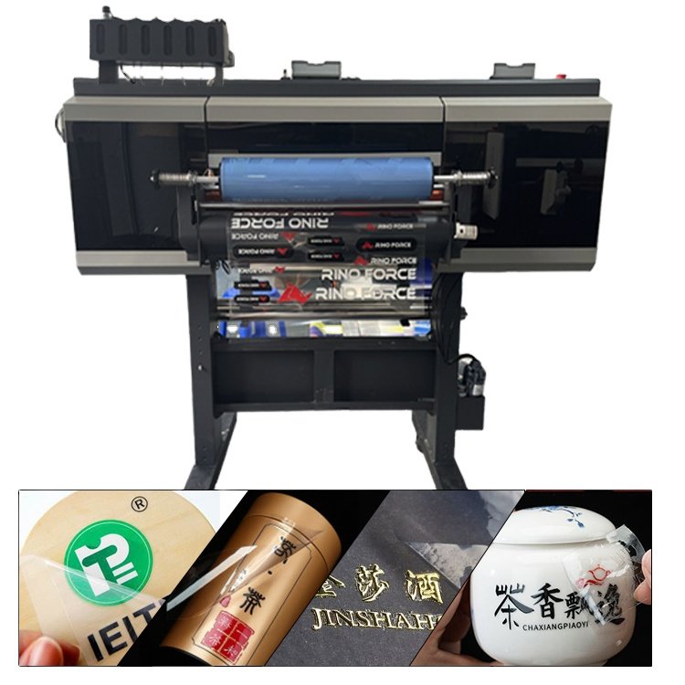 A1 UV DTF printer with 3 printheads Roll-to-Roll UV DTF printer to print any stickers