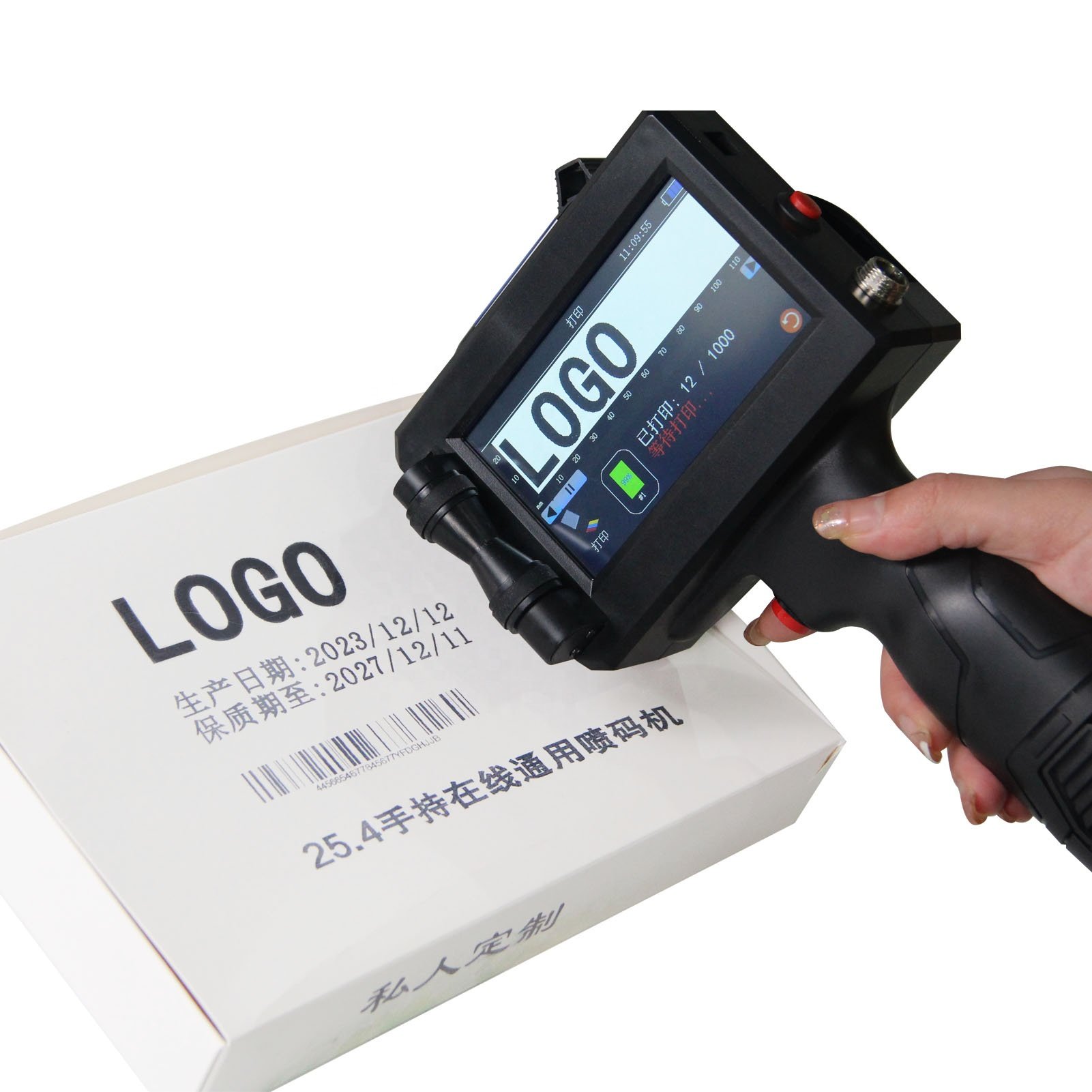 600dpi Multi Color Handheld Injection Printer Hand Code Machine Mini Handheld Inkjet Printer