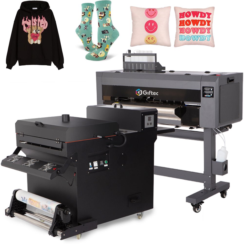Giftec New Technology Multifunctional Direct to Film and Garment Printing Machine A3 A2 DTG DTF Printer Inkjet Printers Provided