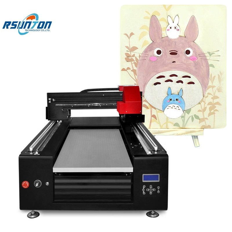 Multifunctional Bottle UV DTF inkjet printer A2 size 4290 varnish support 3D emboss phone case Plastic card printing machine