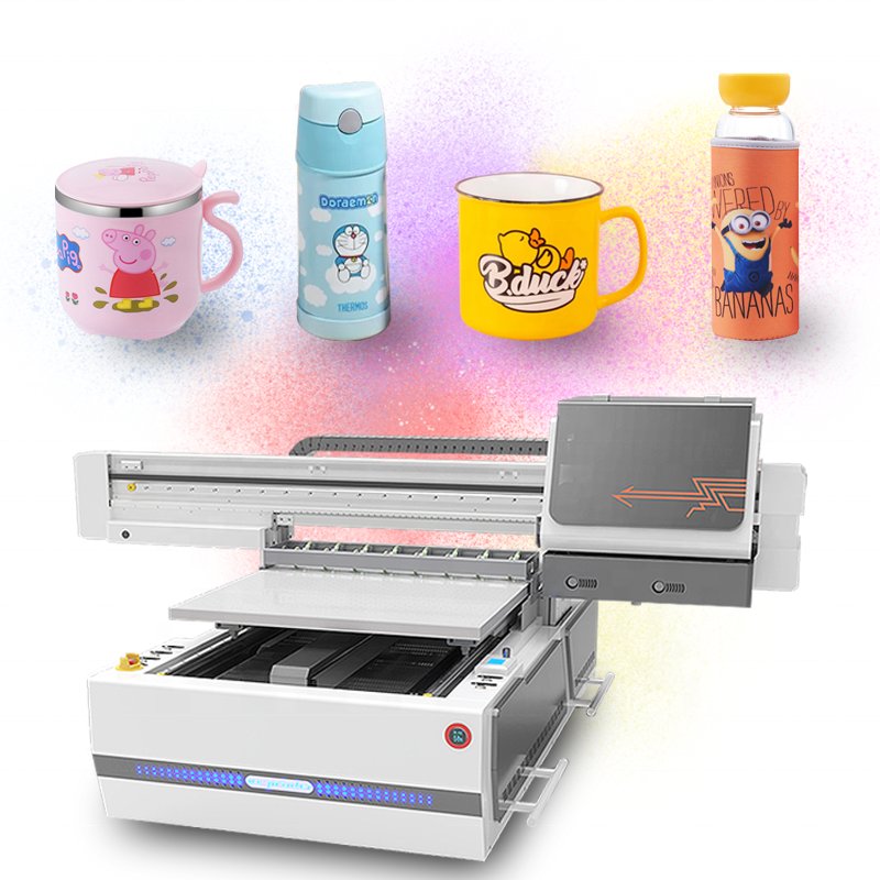High-quality UV printer A1 industry new trend uv dtf printer water bottle mug cylinder wooden backpack batch printing machine