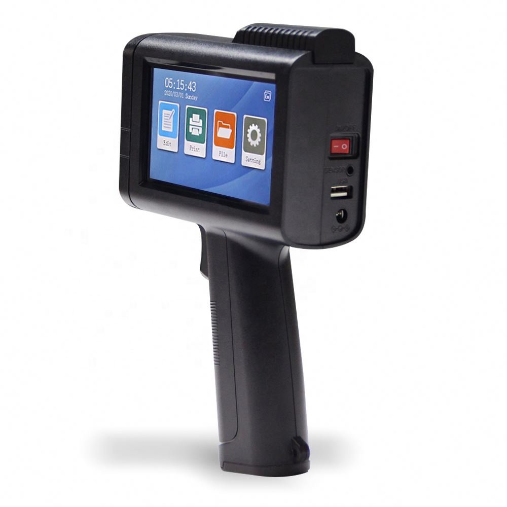 M10 handheld inkjet printer small production date QR code barcode label batch number packaging bag bottle coding machine