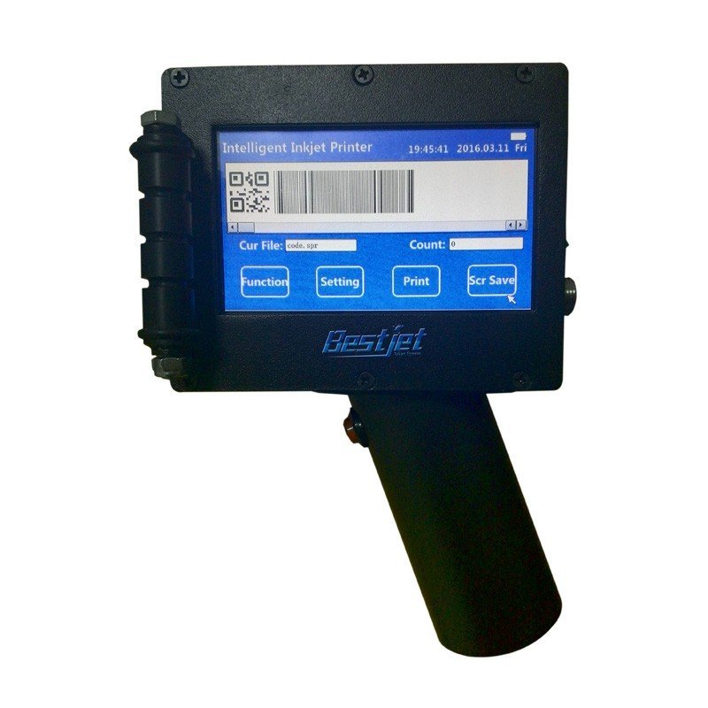 logo inkjet printer handheld date printer digital plastic bag printer