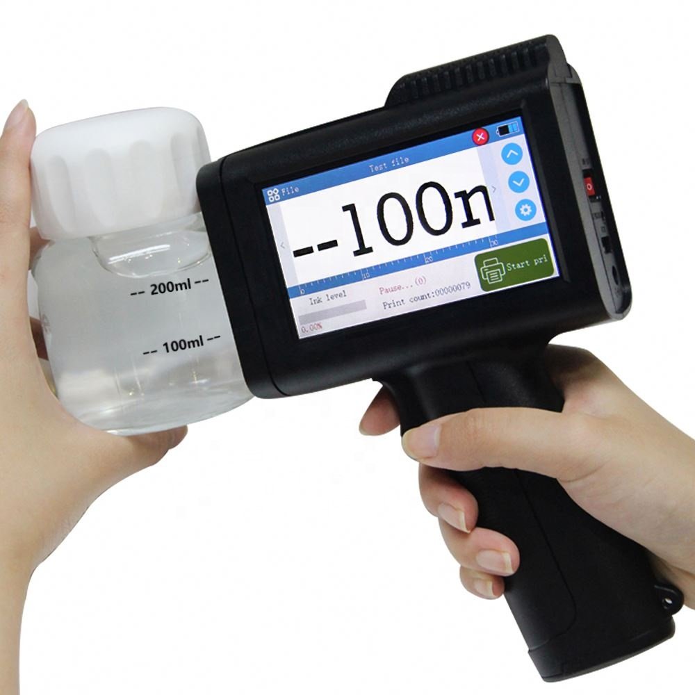 M10 High Quality Automatic Handheld Coding Machine Batch Bottles Boxes Ribbon Batch Code Machine Small Handheld Inkjet Printer