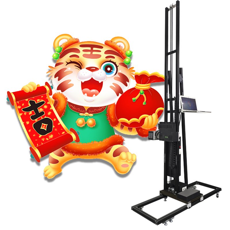 Outdoor Indoor Automatic Wall Art Printing Machine Price 3D Vertical Wall Pen Direct To Mural Wall Painting Printer