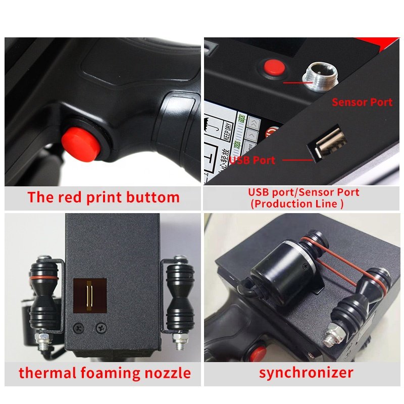 Date coder printer handheld logo machine printing inkjet printer for industrial