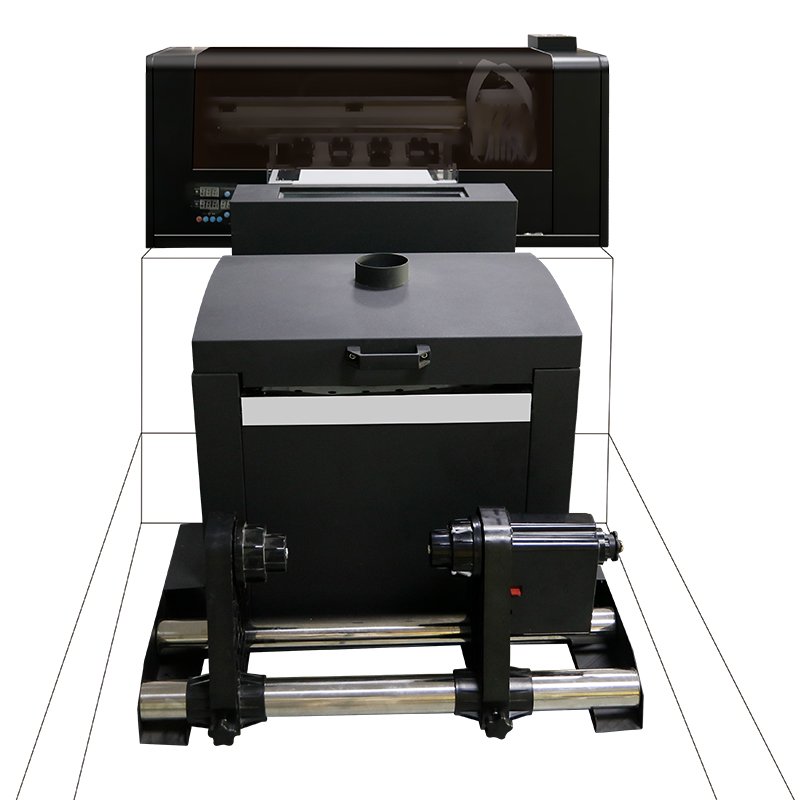 A3 DTF Printer i3200 Head direct cheap heat PET film digital textile t-shirt printing machine inkjet printer and shaking machine