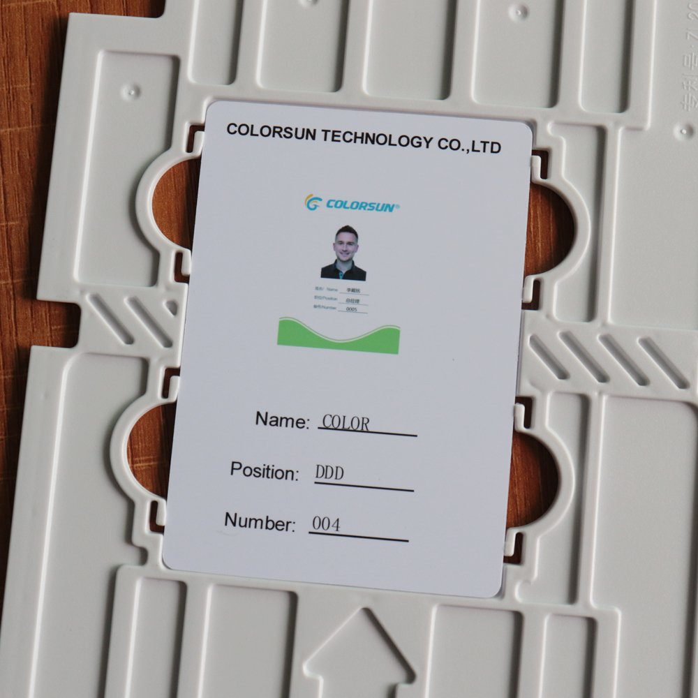 2019 NEW Inkjet Automatic PVC IC ID Card printer with 86*54 70*100 80*110 102*148mm size