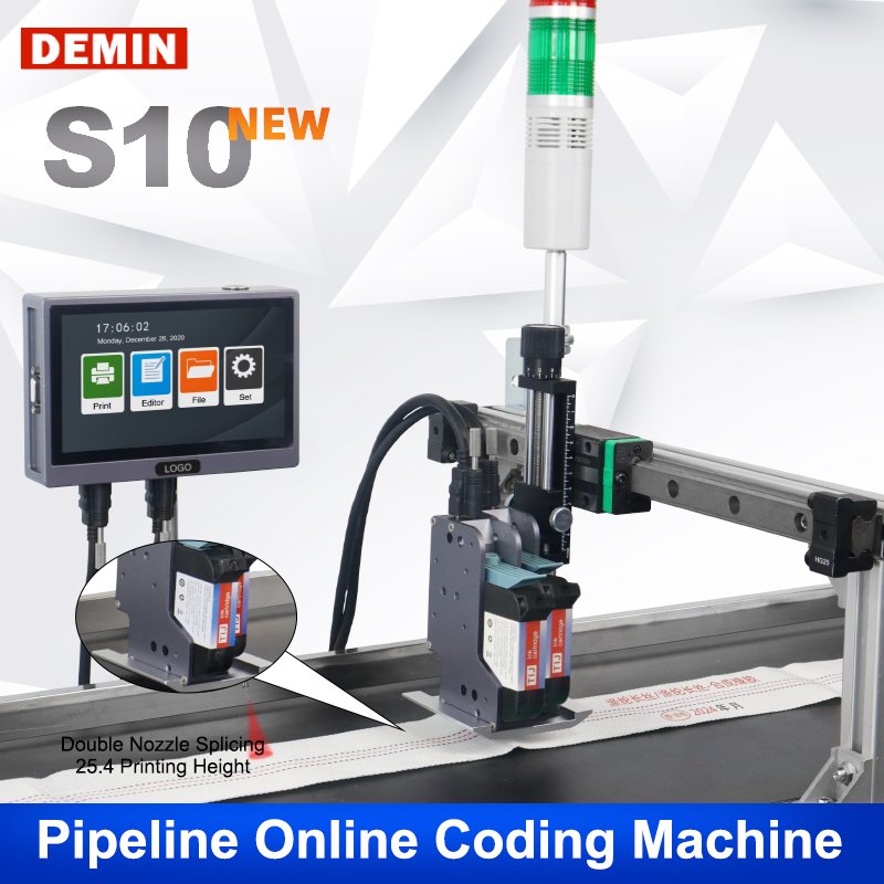 new products 2024 Online Expiry Date Inkjet Coder Printer Machine Materials Touch Ink Jet Printer Print Applicable to Bottle