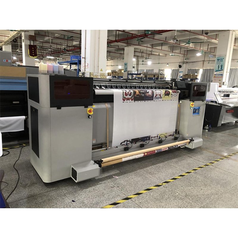 Integrated heating system digital printing textile Sublimation printer direct to polyester fabric inkjet printer flag printer