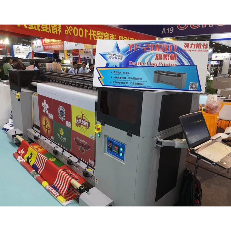 Integrated heating system digital printing textile Sublimation printer direct to polyester fabric inkjet printer flag printer