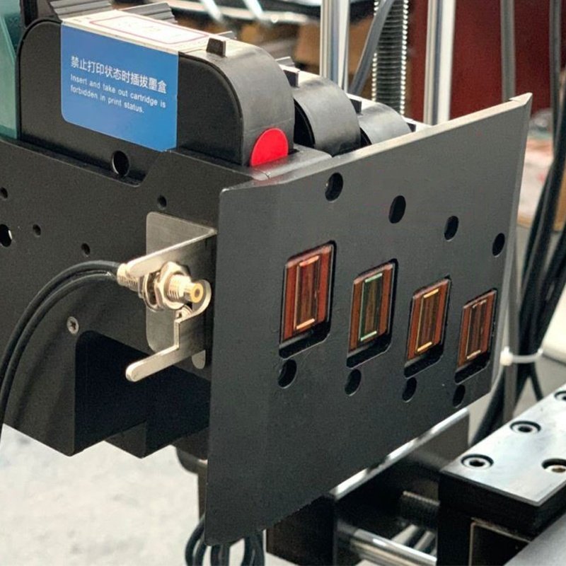 50mm 60mm industrial assembly line Multi nozzle large character Continuous inkjet printer machine for Plastic metal
