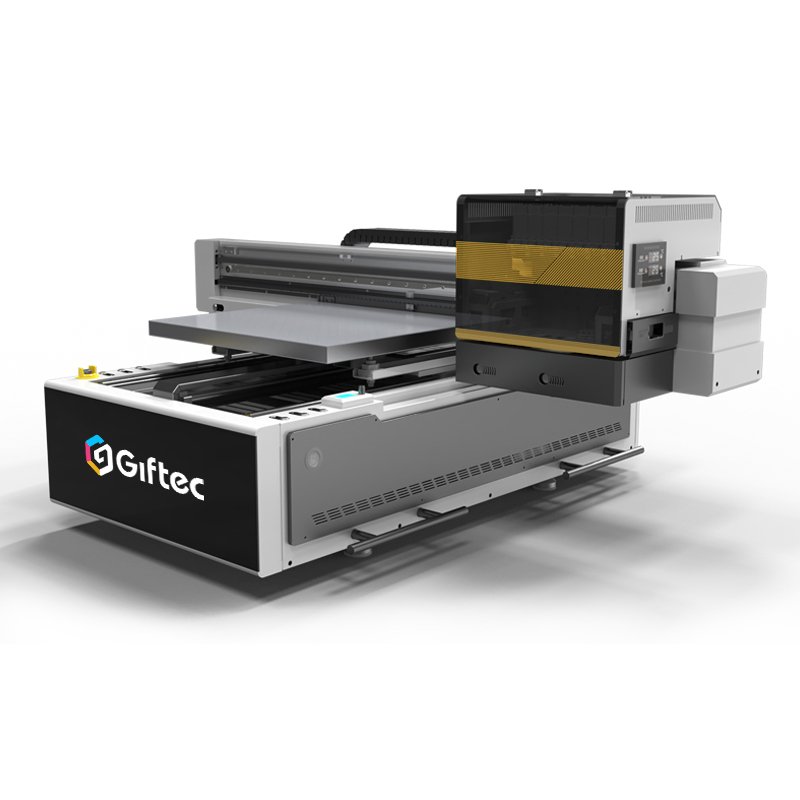 UV Giftec Factory Price 6090 6050 UV Flatbed Digital Inkjet DTF Printer for Cards Phone Cases A3 A1 Wood Items Printing Provided