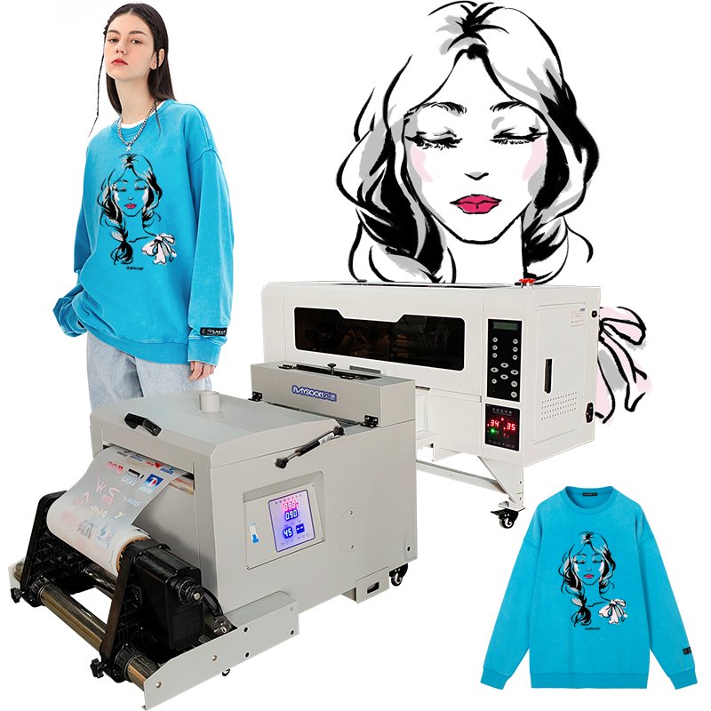Baysoon DTF printer factory selling xp600 4720 i3200 heads 60cm T shirt DTG direct to film printer for all fabric