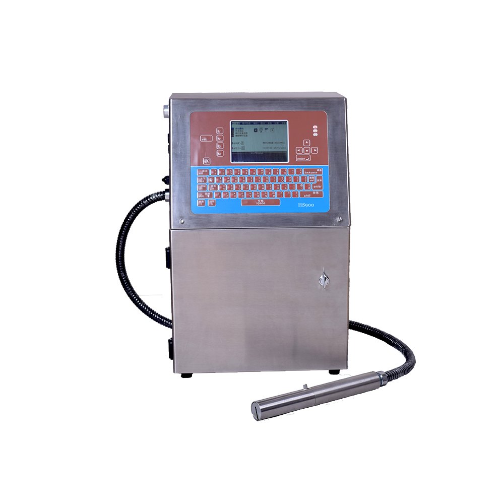 cij automatic continuous spray inkjet pet bottle batch code expiry date coding machine printer coder