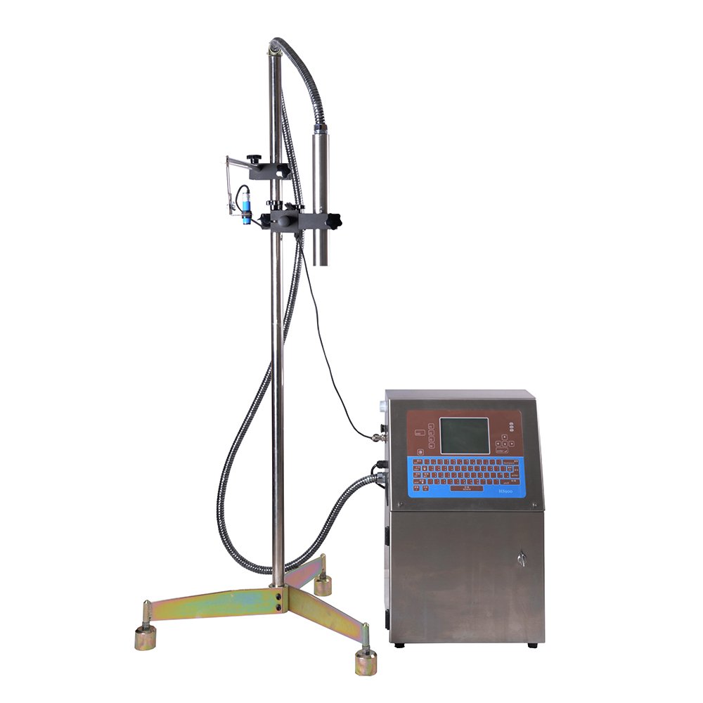 cij automatic continuous spray inkjet pet bottle batch code expiry date coding machine printer coder