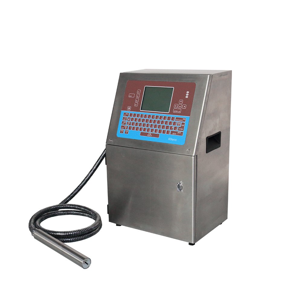 cij automatic continuous spray inkjet pet bottle batch code expiry date coding machine printer coder