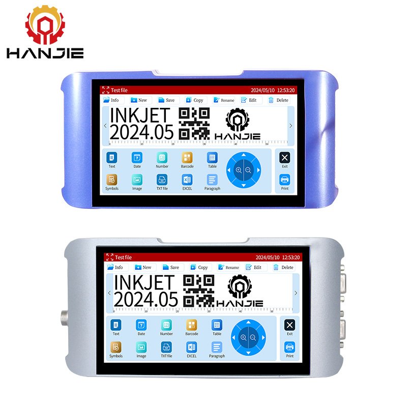 HANJIE Touch Screen Hot Selling Static Automatic Small Character Inkjet Printer For LOGO Printing