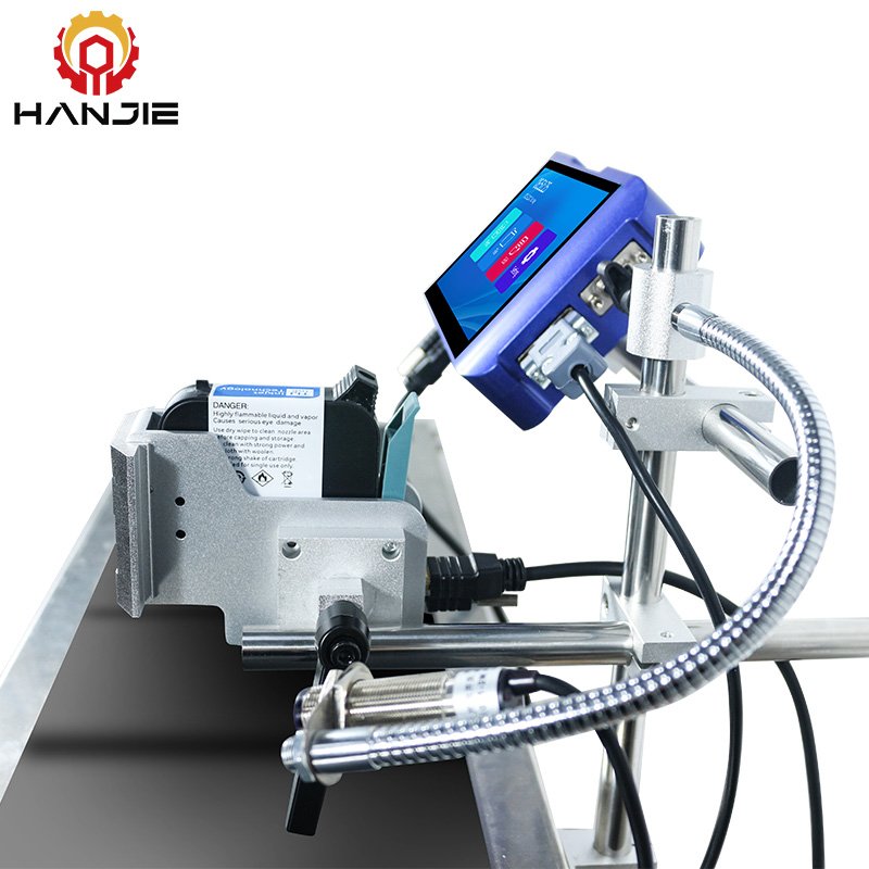 HANJIE Touch Screen Hot Selling Static Automatic Small Character Inkjet Printer For LOGO Printing