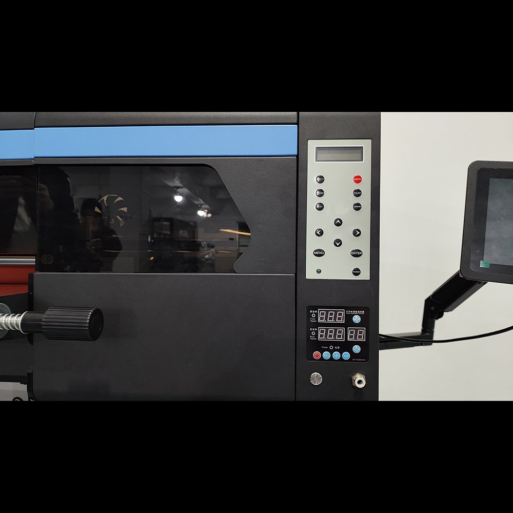 A3 A4 Size 60cm UV LED DTF Inkjet Printer with Varnish Epson Compatible UV Ink Printer Machine