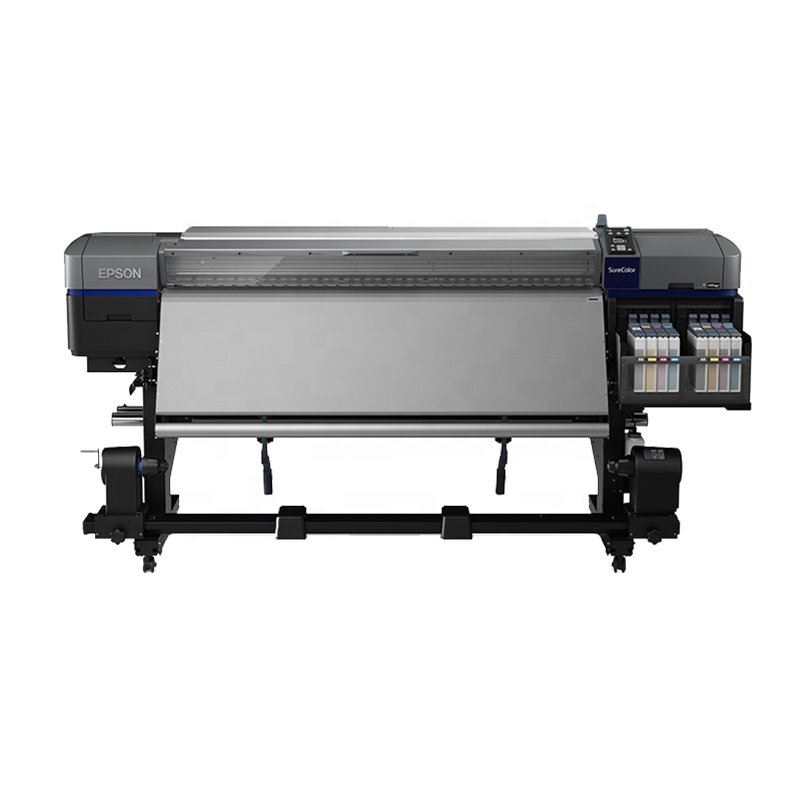 Used Surecolor F9280/f9380 Large Format Inkjet Printer With Used Epson TFP Print Head And Take Up System