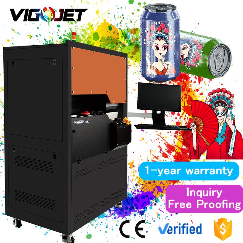 High speed 360 Digital uv printer cylinder uv printer /bottle uv printer/ rotary uv printer for water bottle travel mug cups