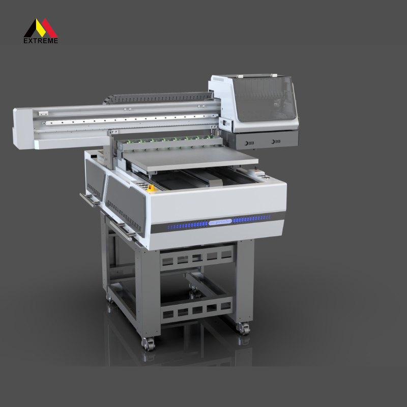 UV 6090 Automatic Inkjet Printer New Condition A3 Dimension Flatbed Printer XP600 I3200 Print PVC Clothes Label LED Included