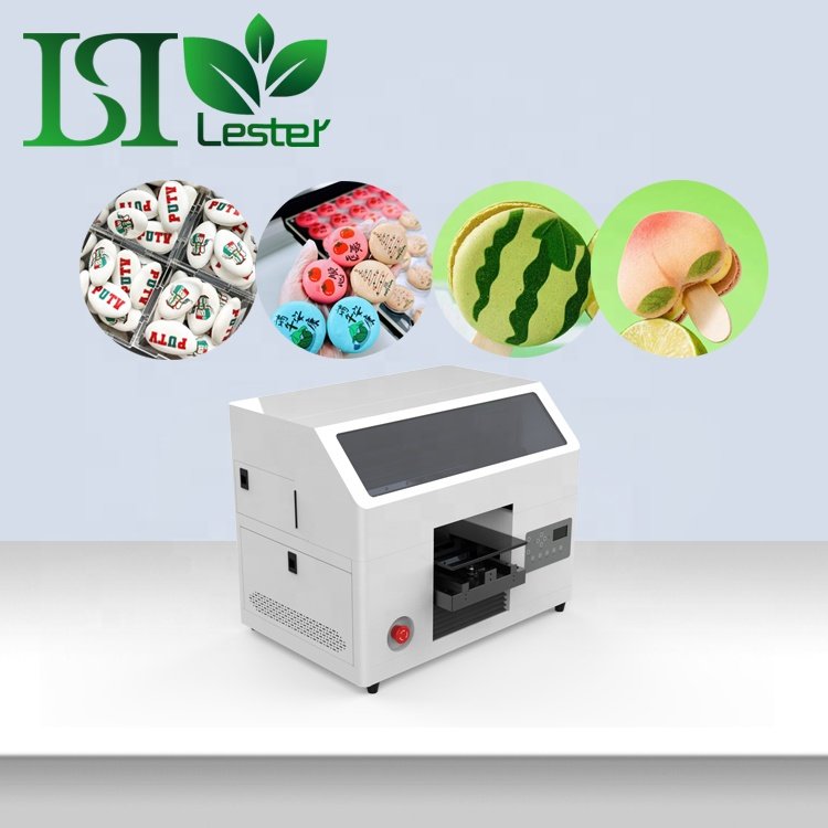 LSTA4-F64 Fast Printing Speed Work Stably Edible Food Macaron Printer Photo Directly Printing Chocolate inkjet Printers Machine