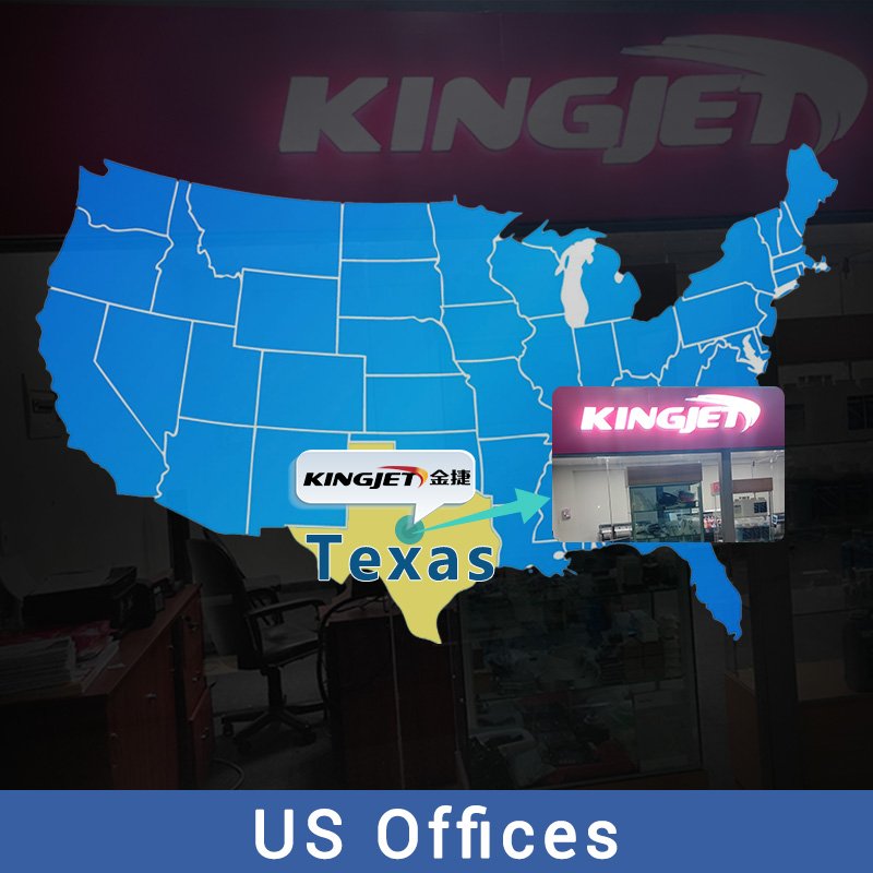 Kingjet USA Pro Dual Head DTF Printers 30cm with oven DTF printer
