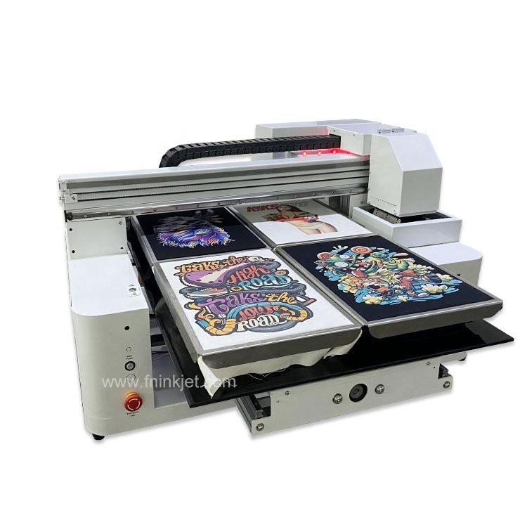 Self Maintenance Automatic DTG Printer XP600 Dual Heads Direct to Garment T Shirt Laser Printer for Cloth A1/A2 Size