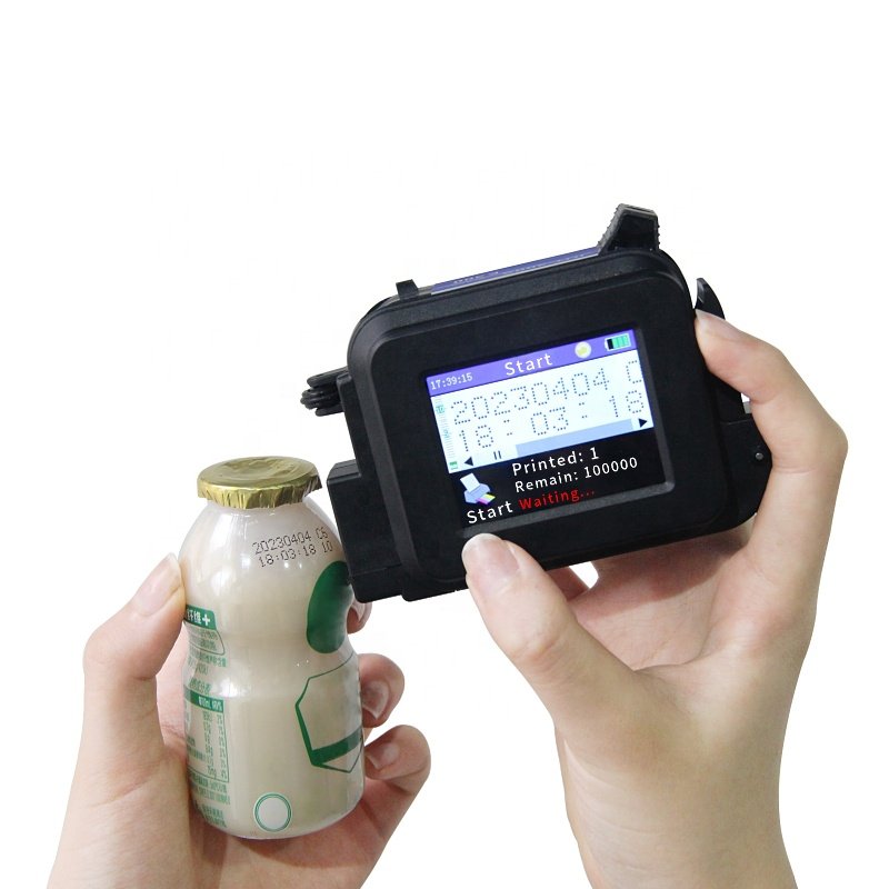 Handheld Mini Inkjet Printer With Fast Drying Lnk Date Print Machine Print On The Iron Pot And Small Bottle