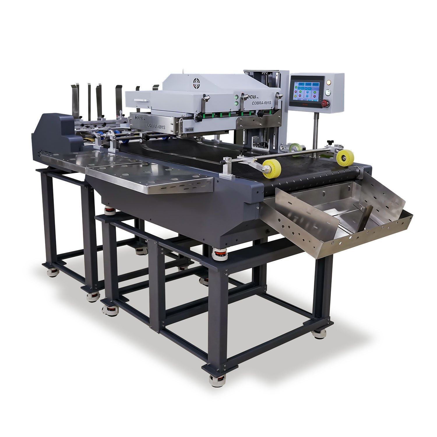 Focus inc Cobra 691s Digital inkjet corrugated cardboard carton pizza box printing machine direct to packaging printer