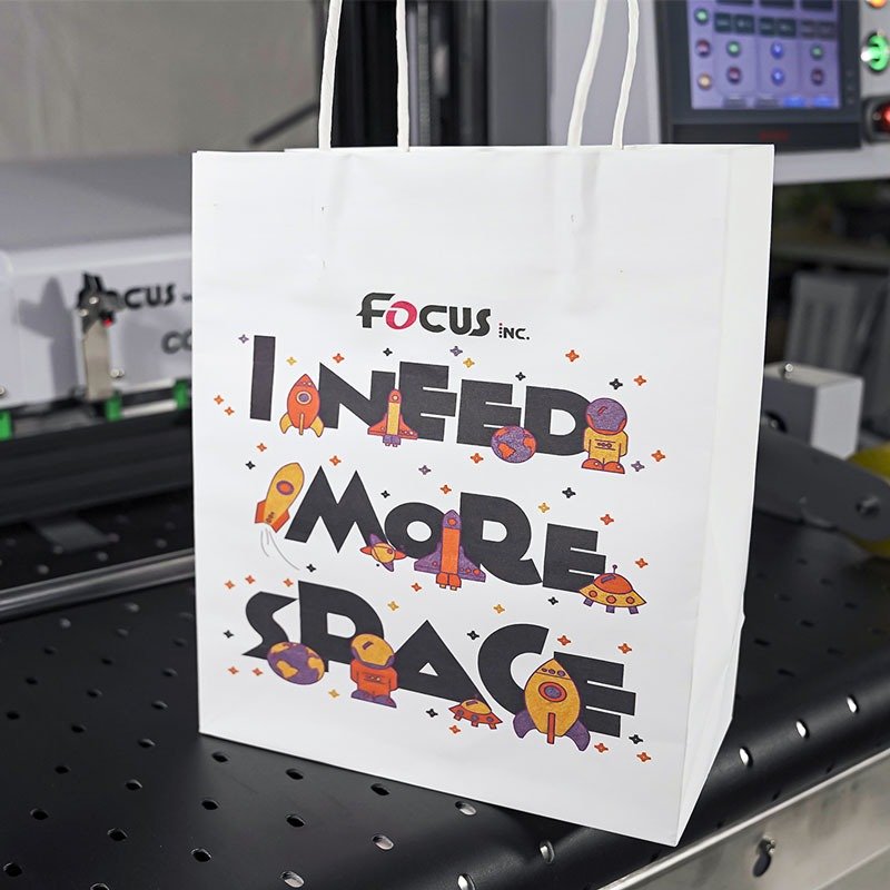 Focus inc Cobra 691s Digital inkjet corrugated cardboard carton pizza box printing machine direct to packaging printer