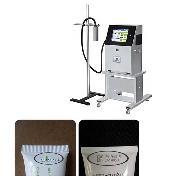 Small Characters Spurt Code Applied in Glass Plastic Bottle Expiry Date Printing Machine Printer Inkjet Printers