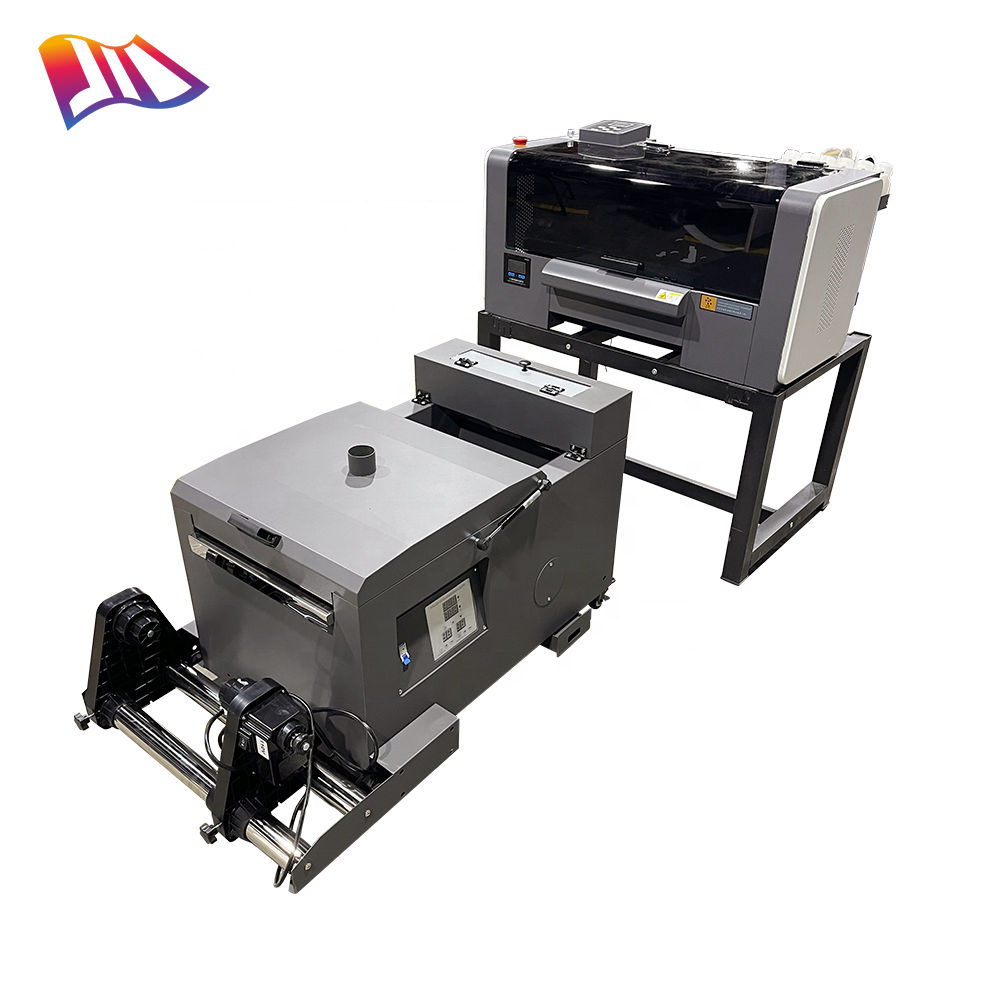 New Technology T-shirt Printing Machine PET Film Inkjet 30cm width DTF inkjet Printer with Shaking Powder Machine