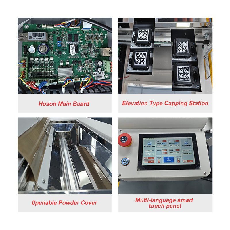 Veedo i3200 4 head 60cm dtf printer machine dtf oven for a3 dtf printing machine with powder shaker
