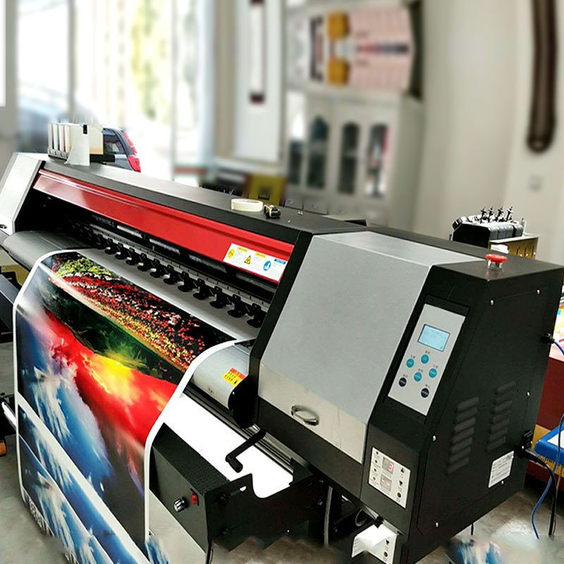 I3200 Xp600 Inkjet Printer For Flex Banner Vinyl And Canvas 1.8M Eco Solvent Billboard Printing Machine