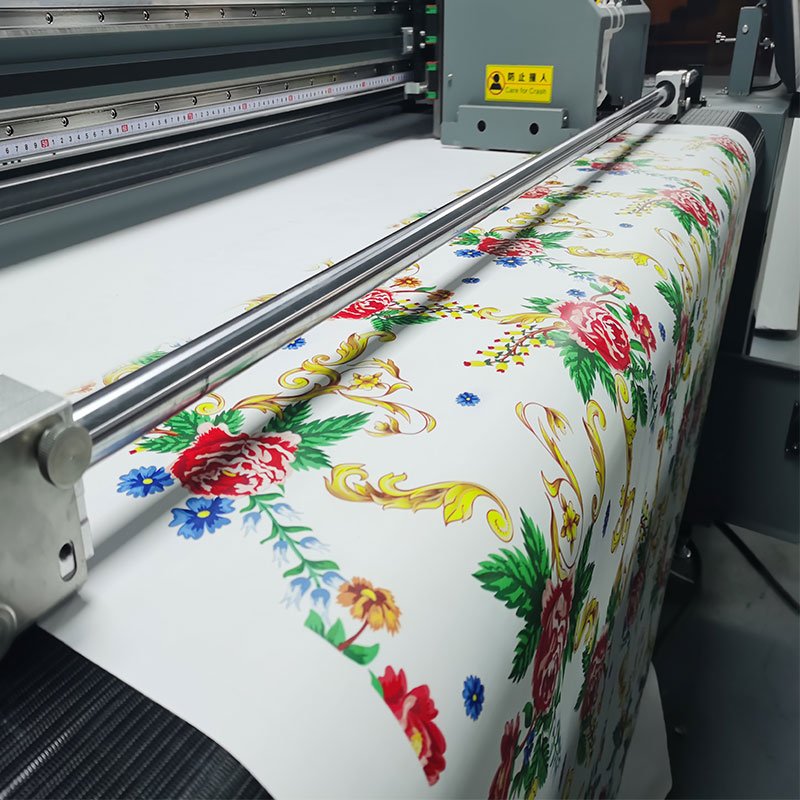 HONGJET large format digital printing inkjet latex printer with Epson I3200 printhead for printing wallpaper and leather
