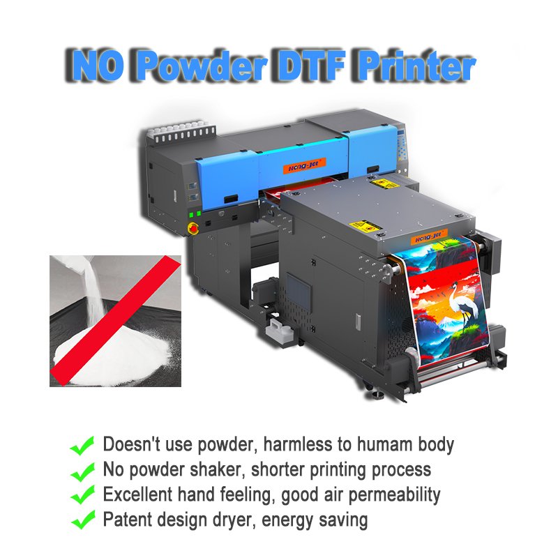 HONGJET Direct to Film Without powder No Powder DTF Printer for Epson I3200