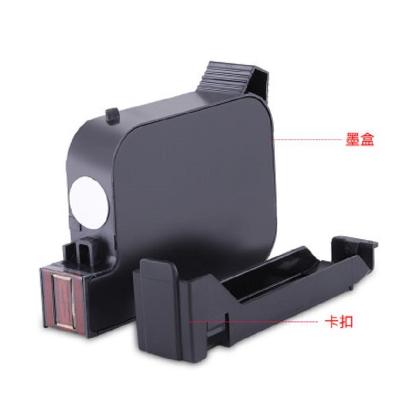 25.4mm TIJ inkjet printer one inch compatible black color ink cartridge