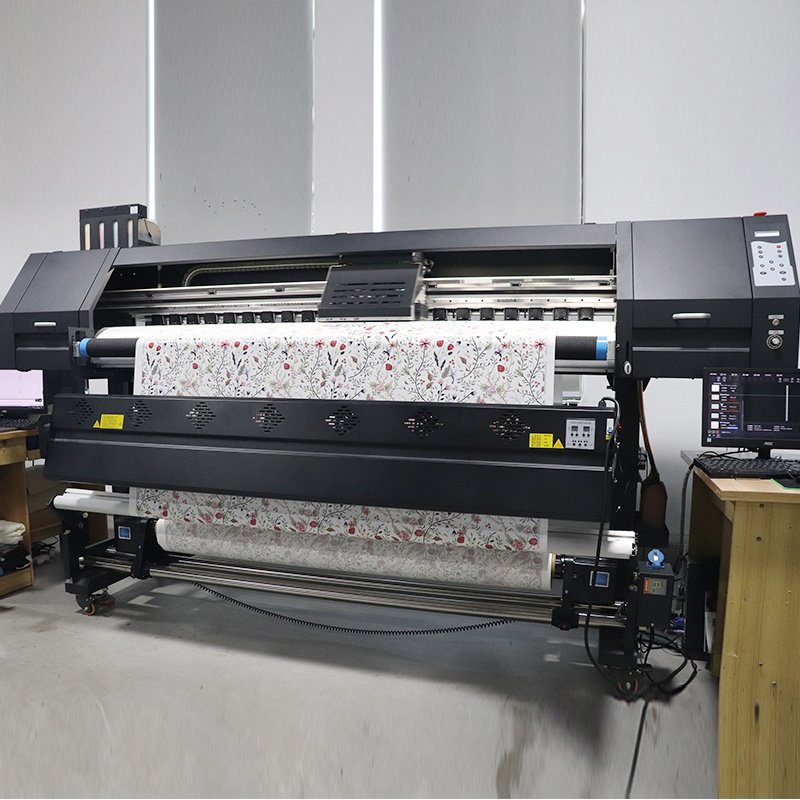 1.8m Professional Digital Printer Photo Paper Multicolor Inkjet Printer heat transfer fabric printing sublimation printer