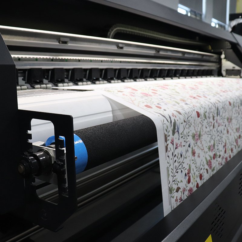 1.8m Professional Digital Printer Photo Paper Multicolor Inkjet Printer heat transfer fabric printing sublimation printer