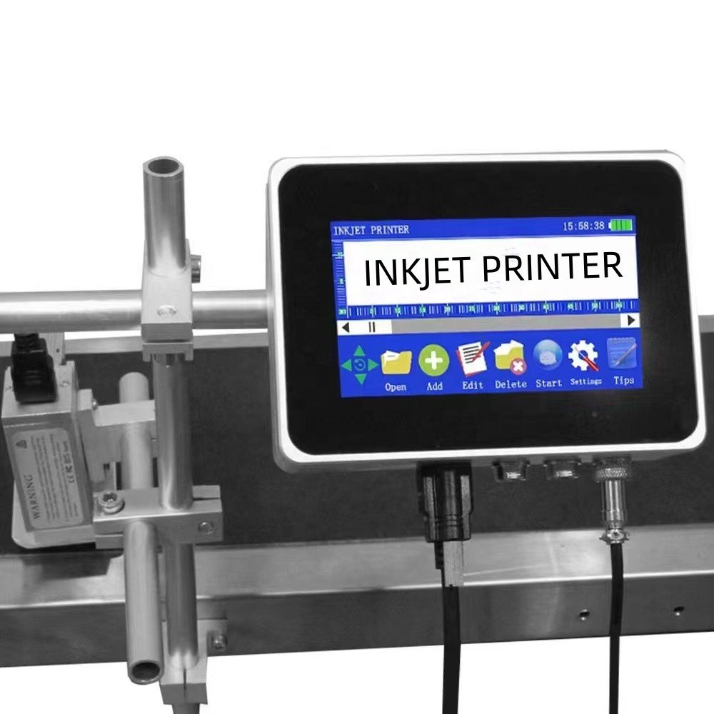 Multifonction qr code sticker printer lot coding printer pouch one pass digital inkjet printer