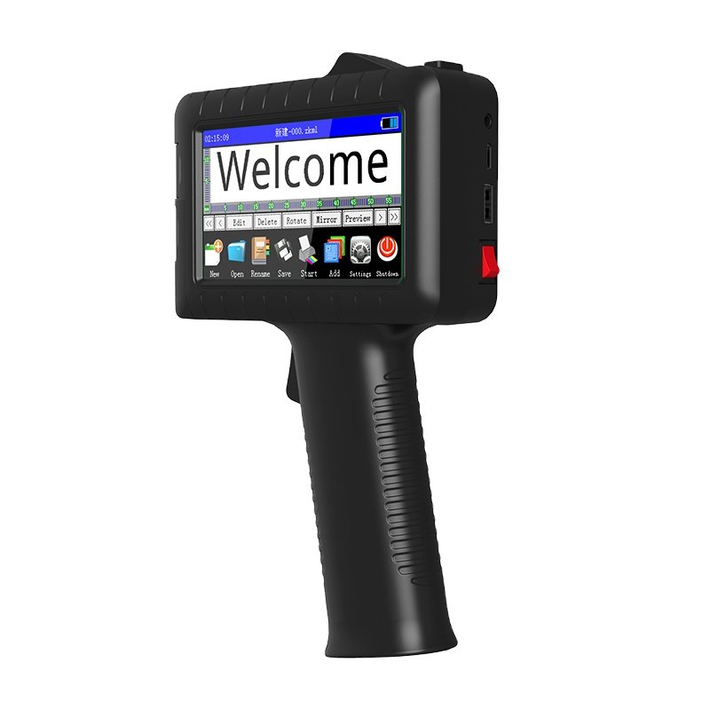 Faith handheld TIJ automatic single pass online portable industrial inkjet printer