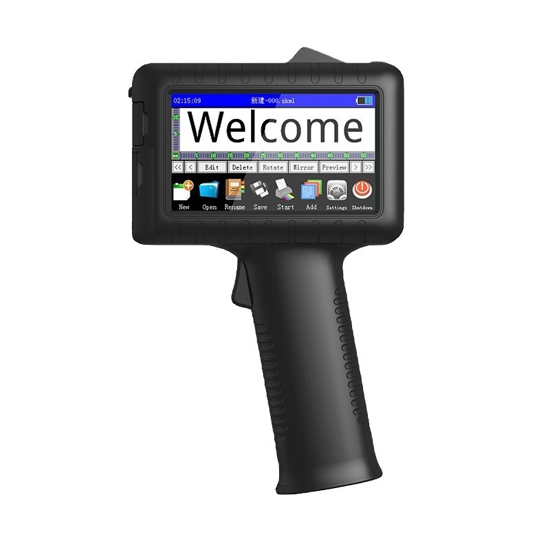 Faith handheld TIJ automatic single pass online portable industrial inkjet printer