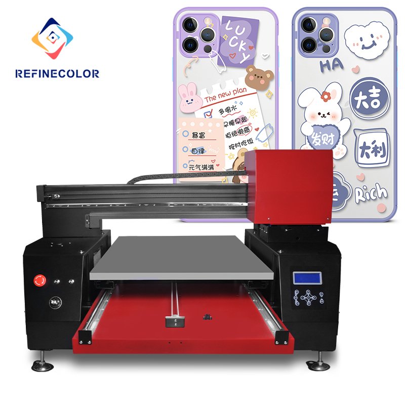 Refinecolor Clothes T-Shirt Logo Photo DIY Customization A1 A2 A3 Uv Flatbed Printer inkjet printers