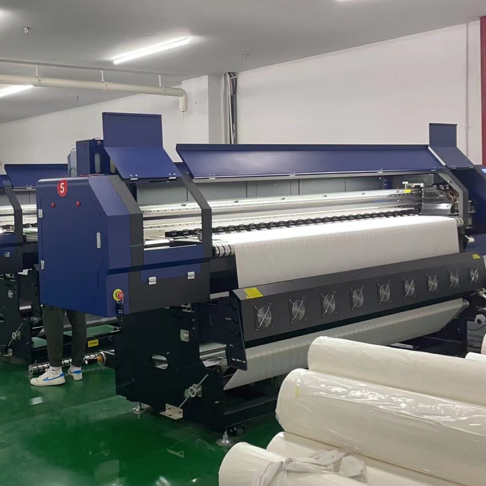 High quality digital inkjet Printer i3200 1.8m 2.2m 2.6m wide thermal sublimation printer curtain digital printing machine